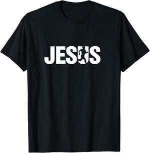 Jesus Christian Running, Cool Run Design Train T-Shirt - T-Shirt | Black