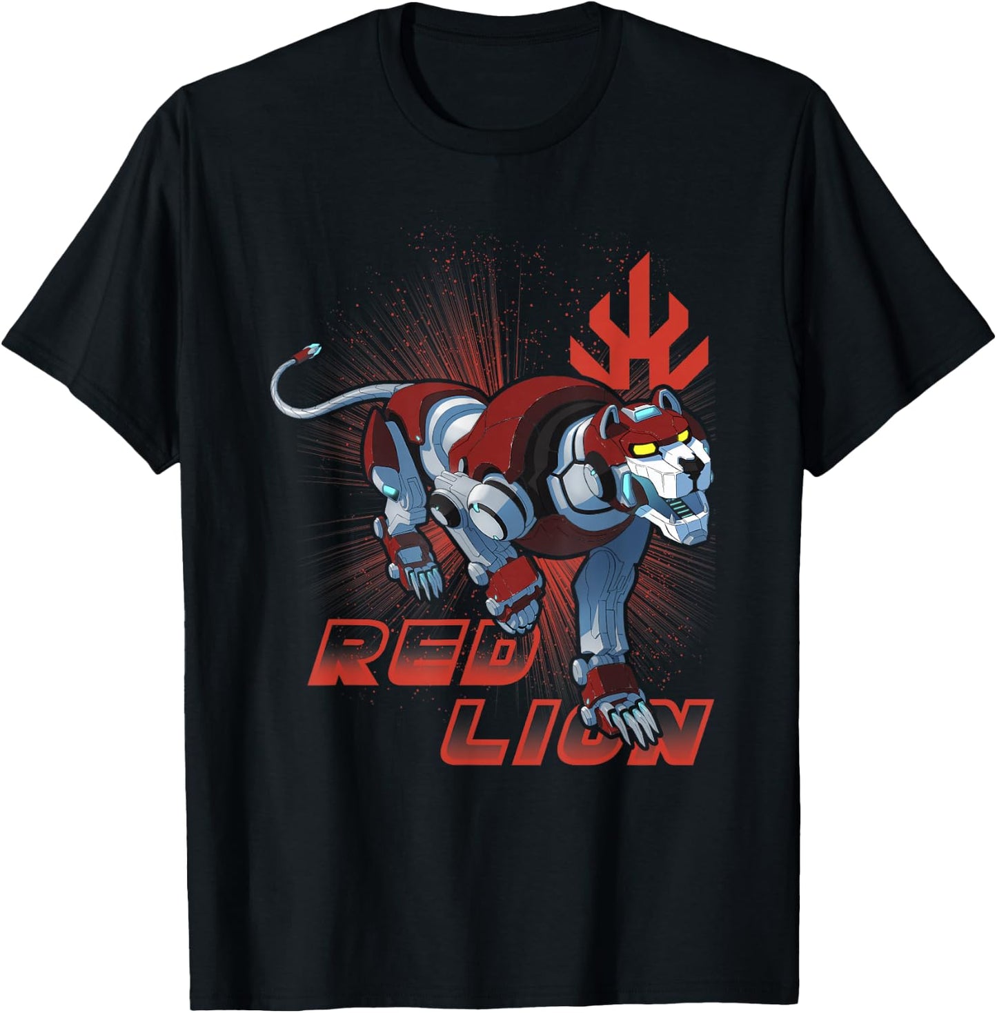 Legendary Defender Red Lion Logo Graphic T-Shirt - T-Shirt | Black