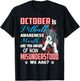 October Is Pitbull Awareness Month T-Shirt - T-Shirt | Black