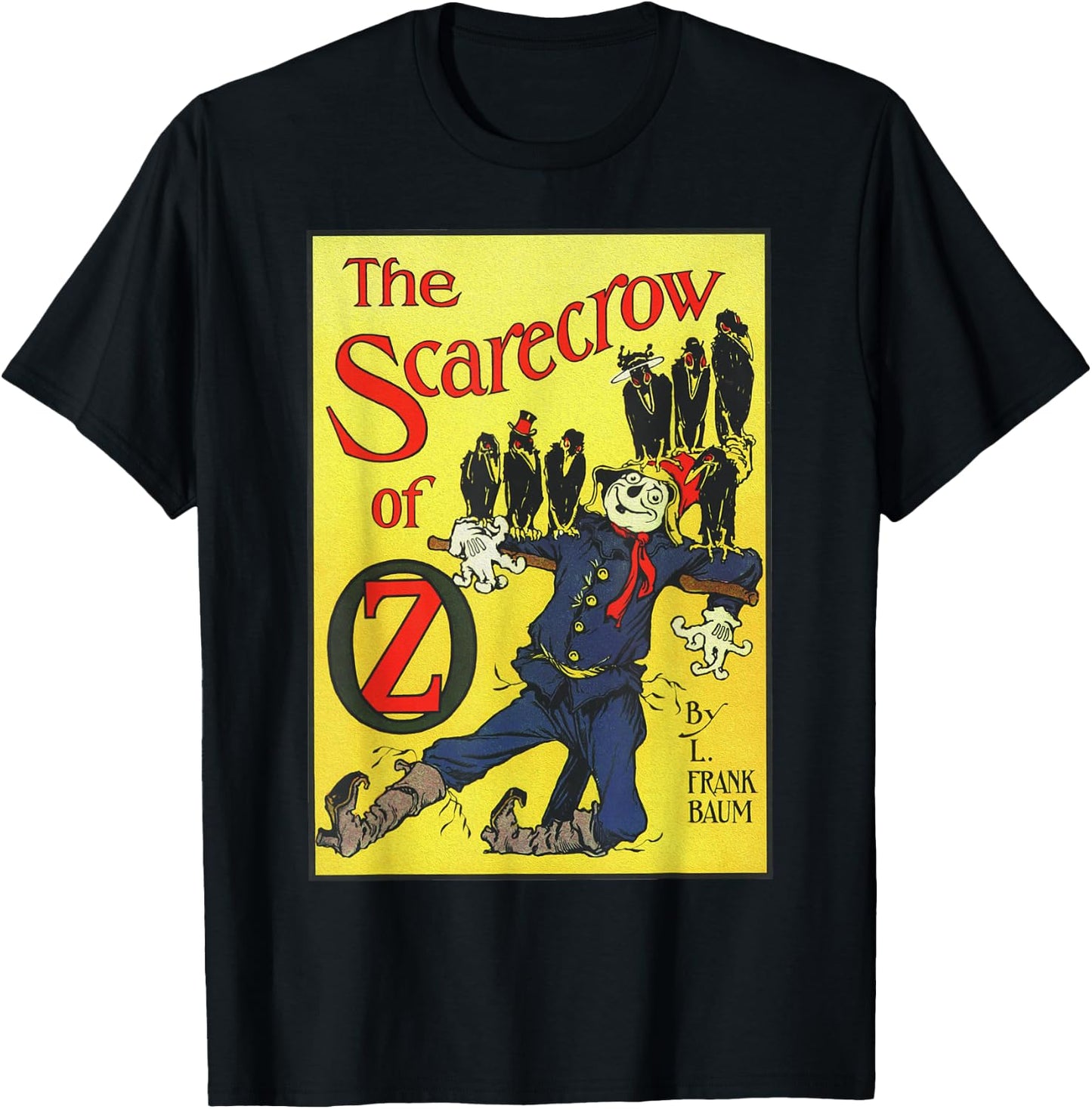 Retro Wizard of OZ Book Series Scarecrow of OZ T-Shirt - T-Shirt | Black