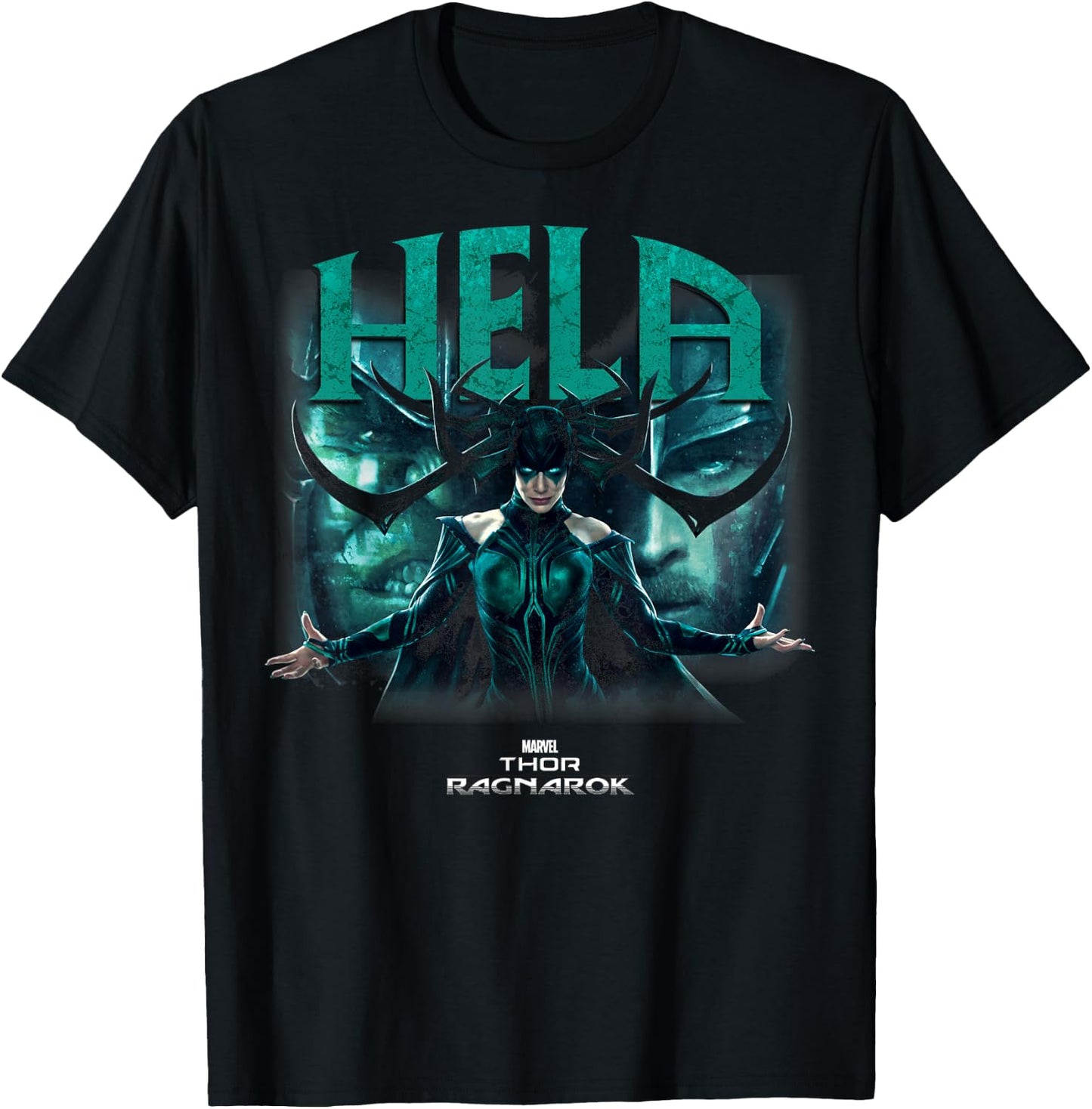 Marvel Thor Ragnarok Hela Deceiving Hands Reach Out T-Shirt - T-Shirt | Black