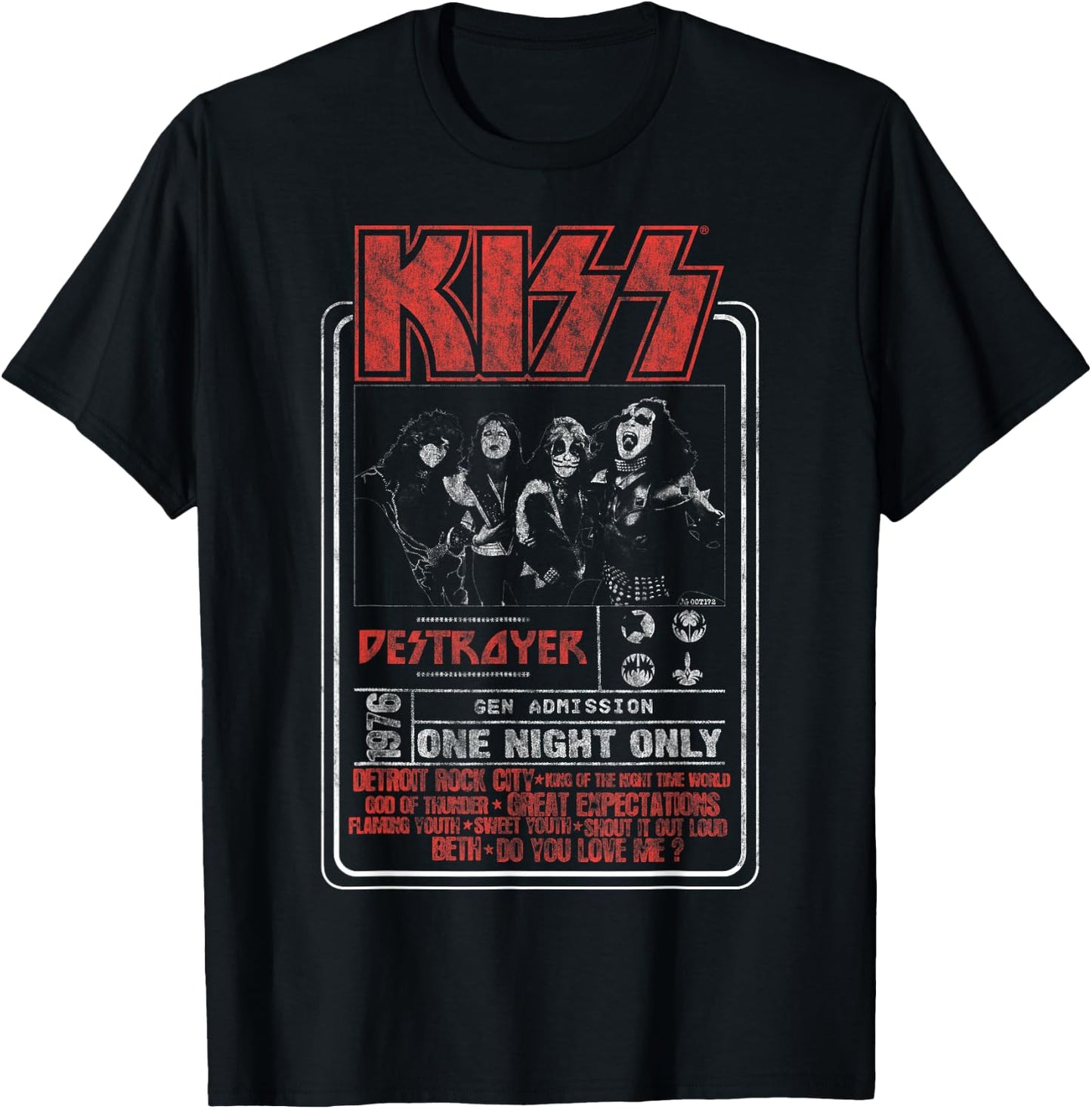 KISS - One Night Only T-Shirt - T-Shirt | Black