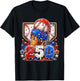 America 250 Years Baseball Boys Ice Cream Funny Drip T-Shirt - T-Shirt | Black