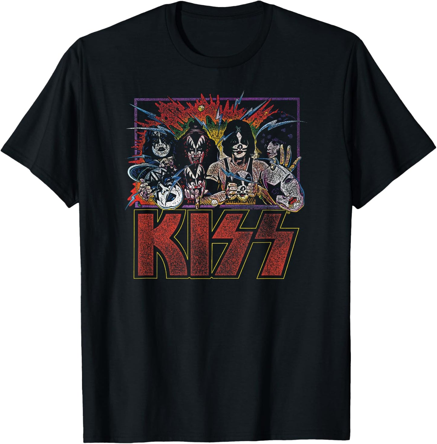 KISS - Unmasked II T-Shirt - T-Shirt | Black