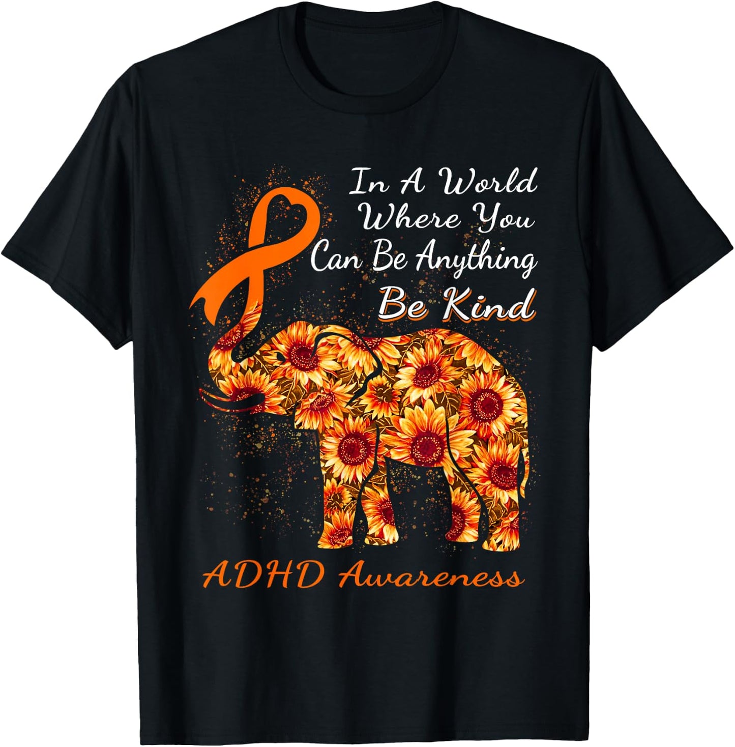 In A World Where You Can Be Anything ADHD T-Shirt - T-Shirt | Black