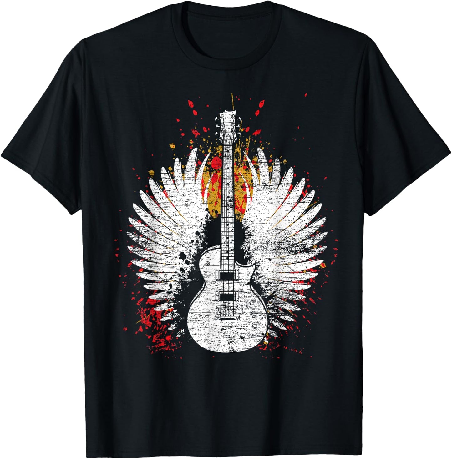 Vintage Guitar T-Shirt - T-Shirt | Black