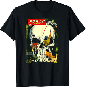 Classic Monster Poster Horror Comic Book T-Shirt - T-Shirt | Black