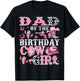 Dad Of The Birthday Cow-Girl Rodeo Cow Girl Birthday T-Shirt - T-Shirt | Black