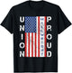 Union Proud American Flag Millwright T-Shirt - T-Shirt | Black