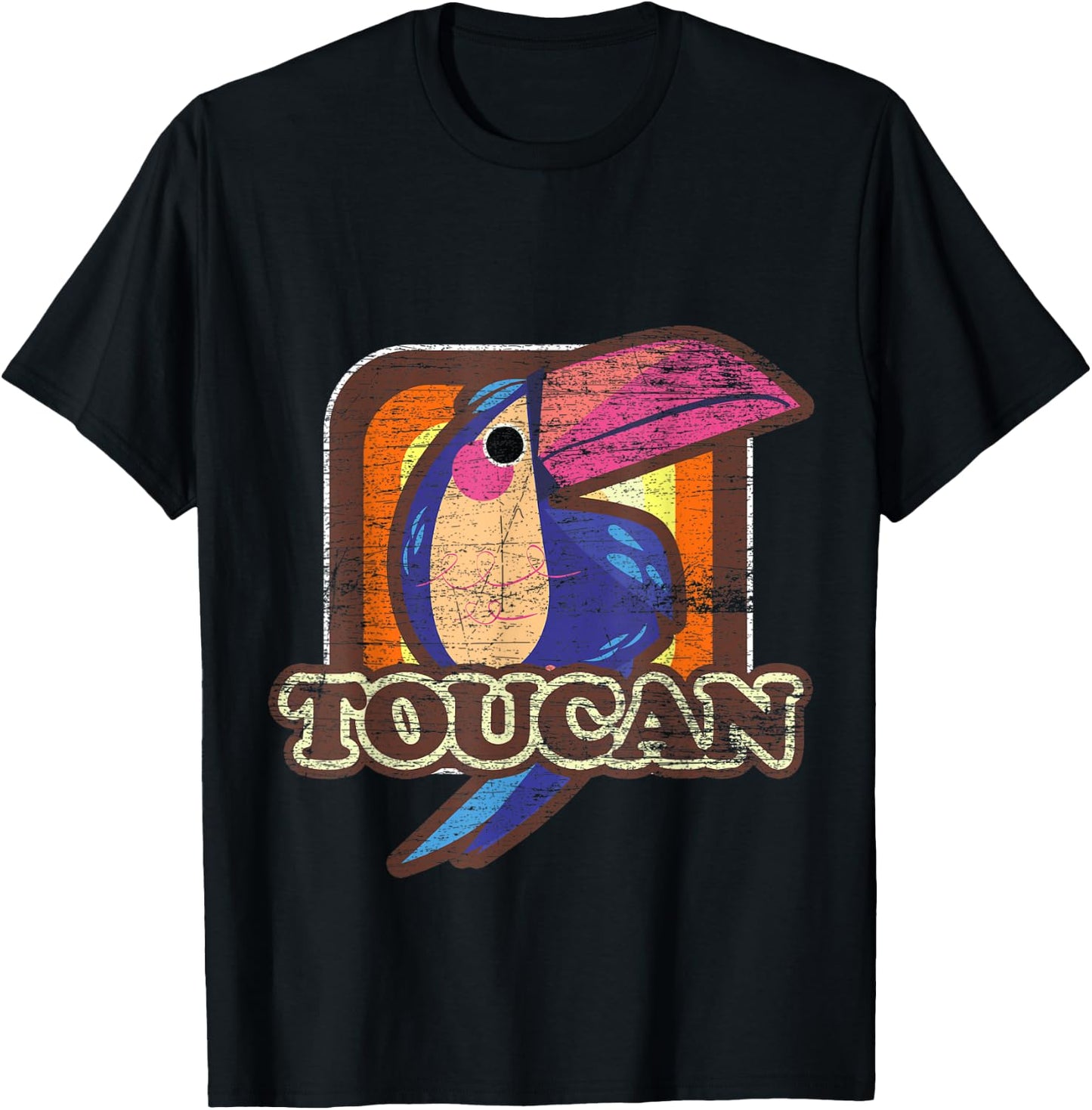 Animal Wildlife Gift Nature Bird Tropic Toucan T-Shirt - T-Shirt | Black