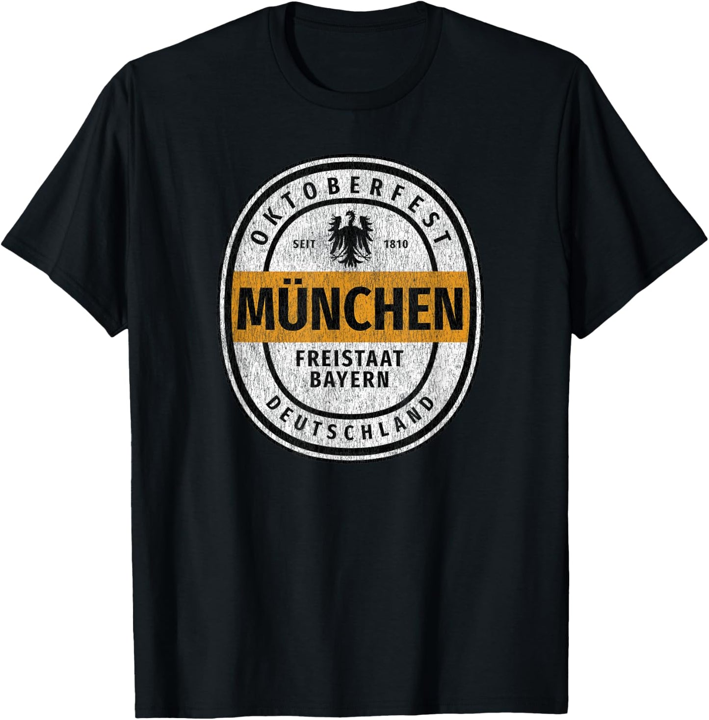Oktoberfest Deutschland German Beer Festival Shirt T-Shirt - T-Shirt | Black