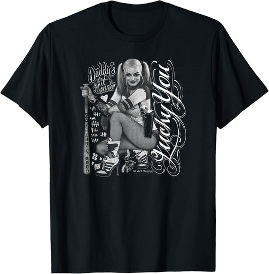 Suicide Squad Harley Quinn Lucky T-Shirt - T-Shirt | Black