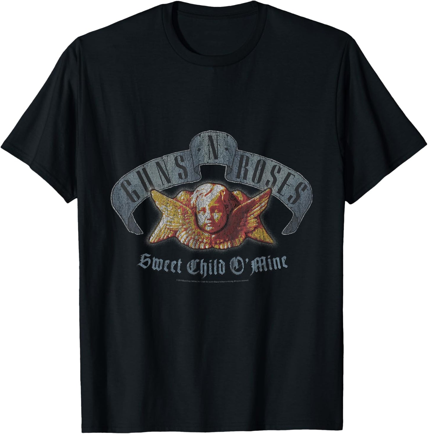 Guns N' Roses Official Sweet Child O' Mine T-Shirt - T-Shirt | Black