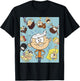 The Loud House Group Circle Portrait Poster T-Shirt - T-Shirt | Black