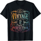 Vintage 2023 Limited Edition Shirt 2 year old 2nd Birthday T-Shirt - T-Shirt | Black