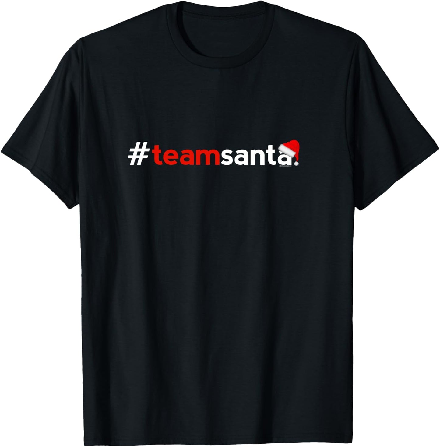 Christmas Shirts Women Kids | Team Santa Cute Idea T-Shirt - T-Shirt | Black
