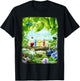 Nintendo Pikmin 3 Tree Group Shot Game Poster T-Shirt - T-Shirt | Black