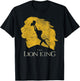 Disney The Lion King Rafiki & Simba Silhouette Distressed T-Shirt - T-Shirt | Black