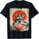 シュナウザー Schnauzer Dog Vintage Ramen Japanese Noodles T-Shirt - T-Shirt | Black