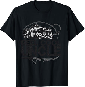 Reel Cool Uncle T-Shirt - T-Shirt | Black