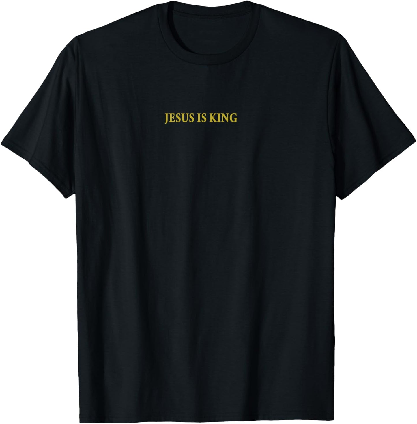 Jesus is King Christian T-Shirt - T-Shirt | Black