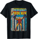 Iron Man Classic Retro Comic Vintage Cover Graphic T-Shirt - T-Shirt | Black