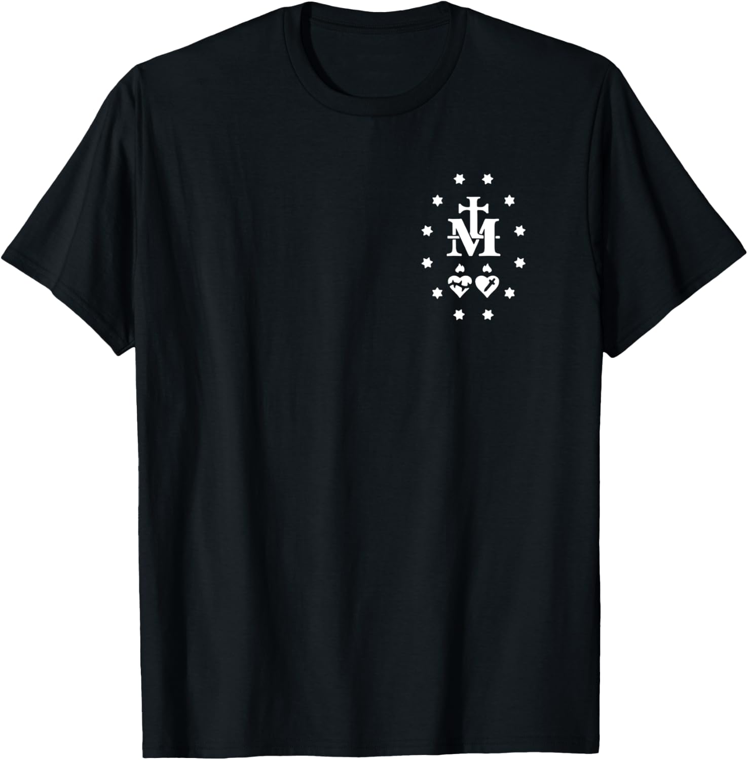 Miraculous Medal Catholic , Gifts for Catholics T-Shirt - T-Shirt | Black