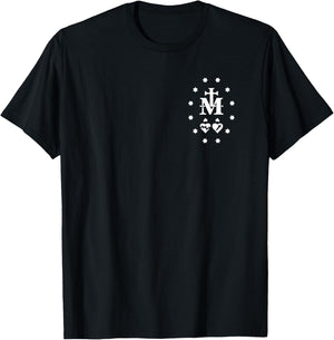 Miraculous Medal Catholic , Gifts for Catholics T-Shirt - T-Shirt | Black