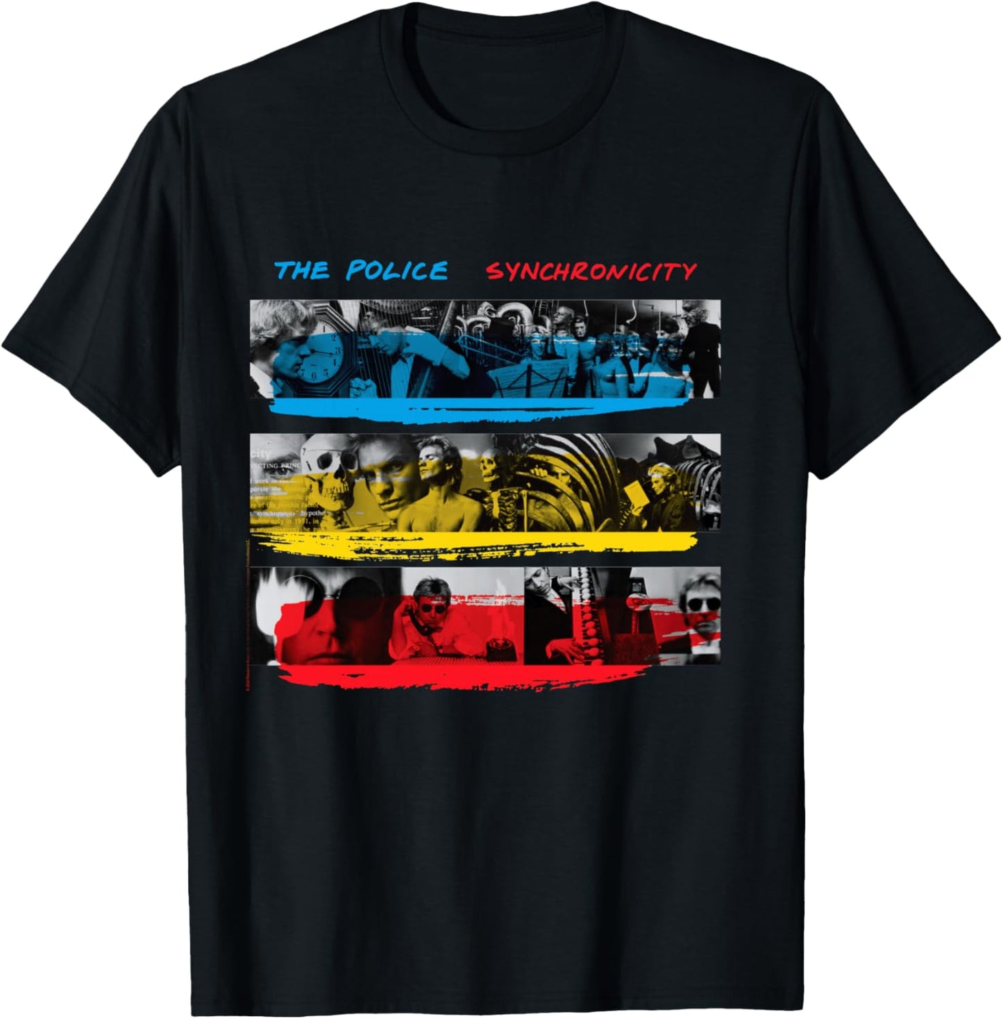 Official The Police Synchronicity resized T-Shirt - T-Shirt | Black