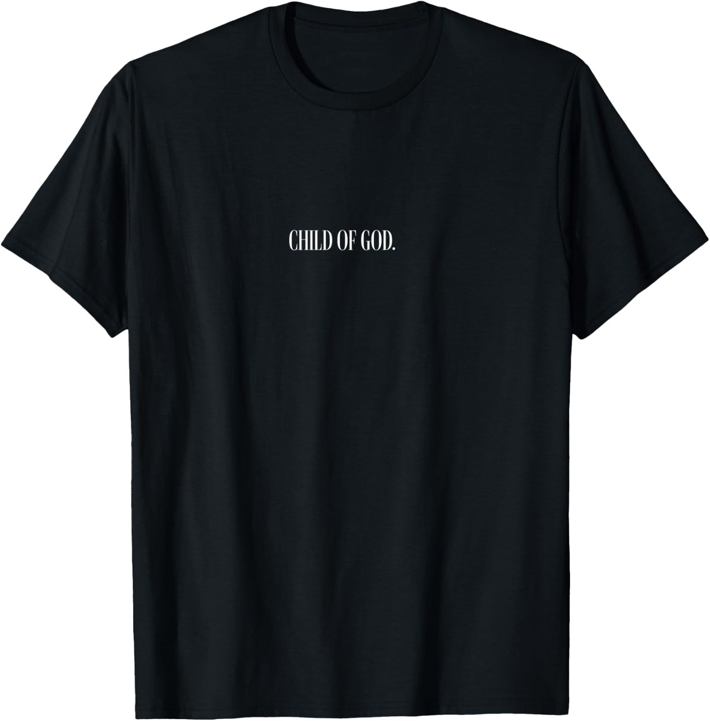 Child of God Christian Minimalistic Simple Jesus Women Men T-Shirt - T-Shirt | Black