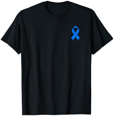 new 2025 November minimalist Blue ribbon Diabetes Awareness T-Shirt - T-Shirt | Black