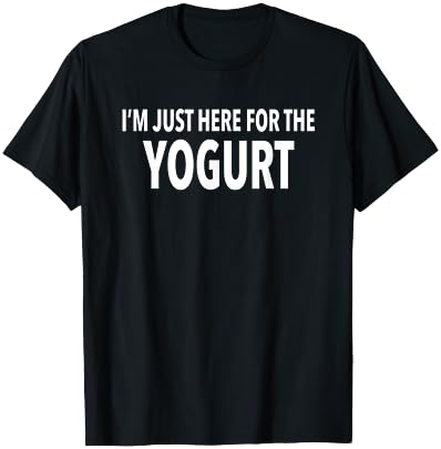 Funny Yogurt Gift T Shirt T-Shirt - T-Shirt | Black