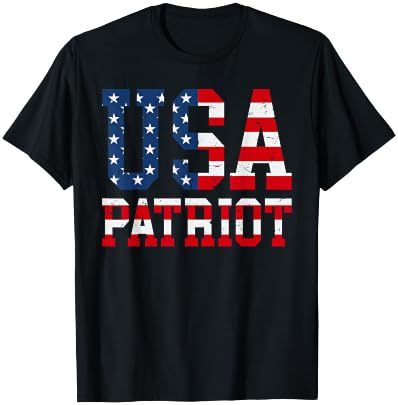 USA Patriot t shirt - United States of America USA Shirt T-Shirt - T-Shirt | Black