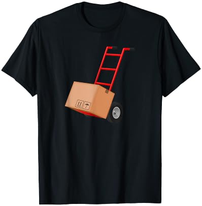 Dolly Hand Truck Cart Moving Funny T-Shirt - T-Shirt | Black