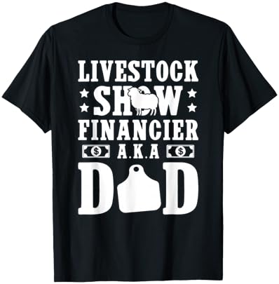 Sheep Show Dad Funny Sheep Show Father T-Shirt - T-Shirt | Black