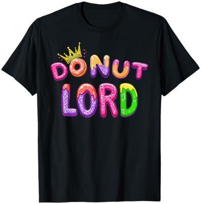 Donut Lord T-Shirt - T-Shirt | Black