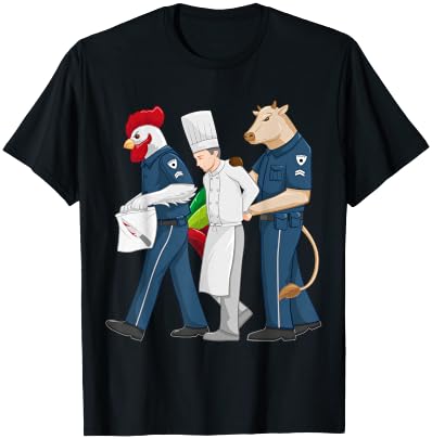 Chef T Shirt and Sous Chef Gifts Funny Chef Accused of Murder Restaurant Cook Kitchen Worker T-Shirt - T-Shirt | Black